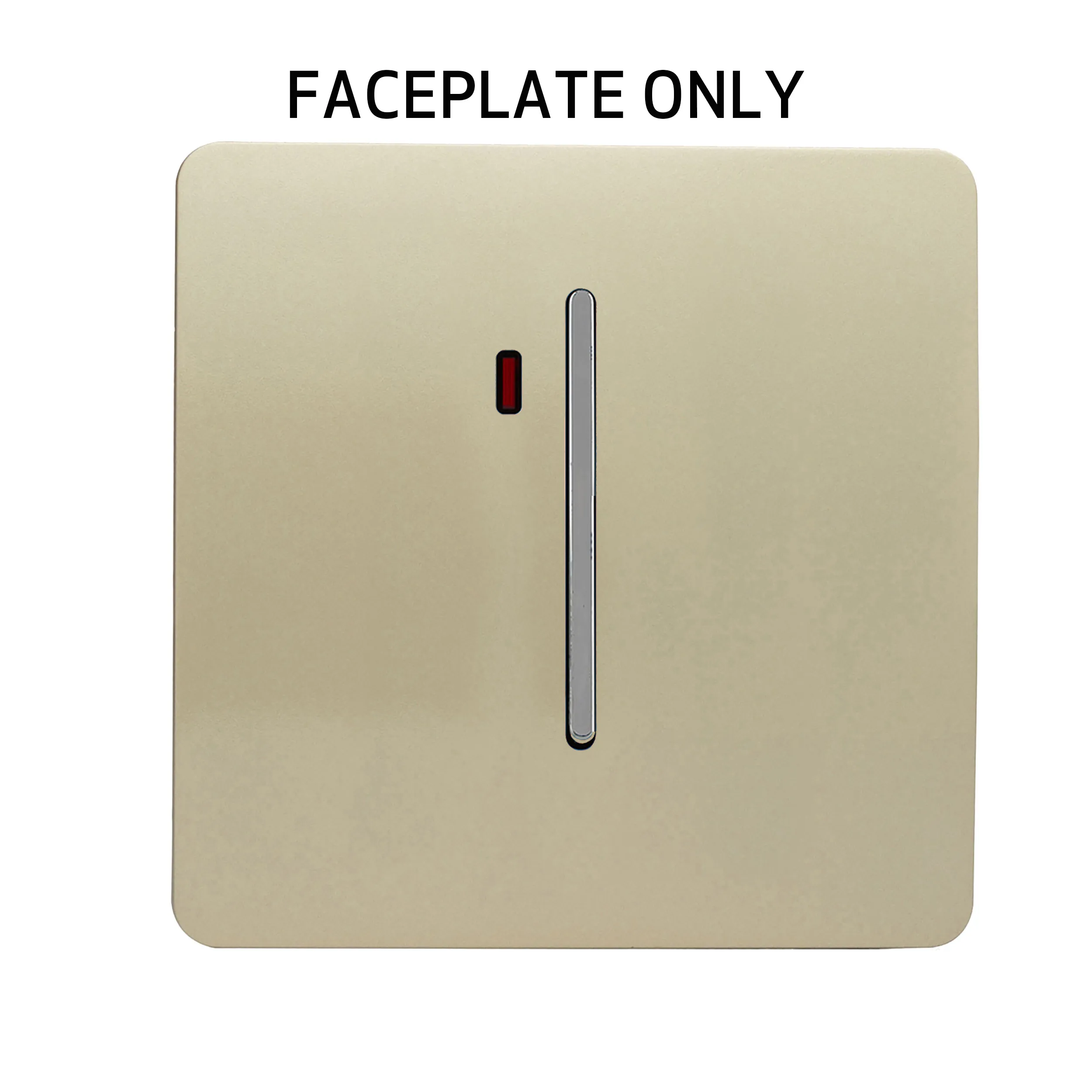 Champagne Gold Spare Plate Wiring Accessories Trendi Decorative Screwless
